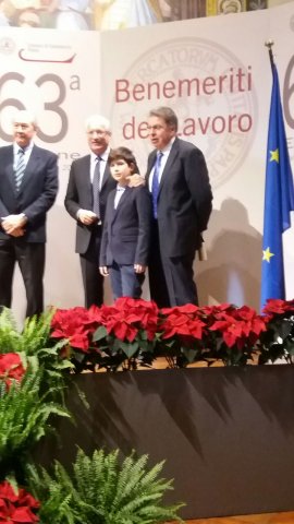 Premiazione alla Camera di Commercio di Pavia